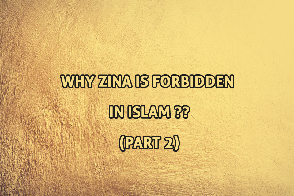Why Zina Is Forbidden In Islam (Part 2)